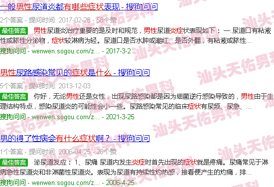 汕头男人有炎症有什么症状