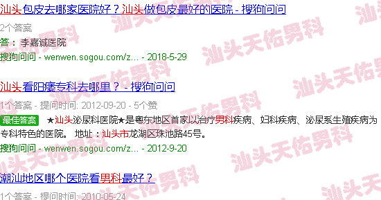 汕头男科在线*