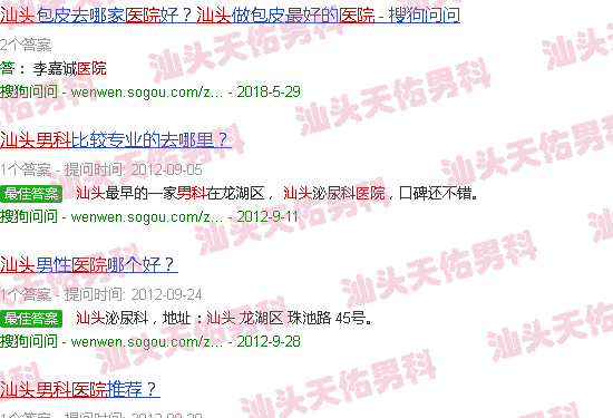 汕头男科医院*榜